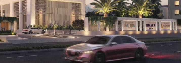 Rattha Nivara 101 – entrance on Nelson Manickam Road (artist's impression)